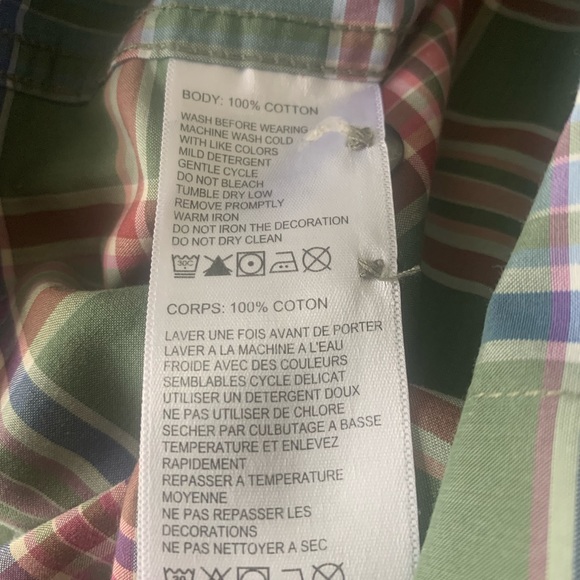 Tommy Bahama Long sleeve detail cuffs Paradise Poplin Plaid button down shirt XL - Picture 8 of 9